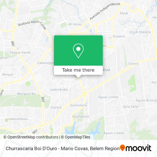 Churrascaria Boi D'Ouro - Mario Covas map