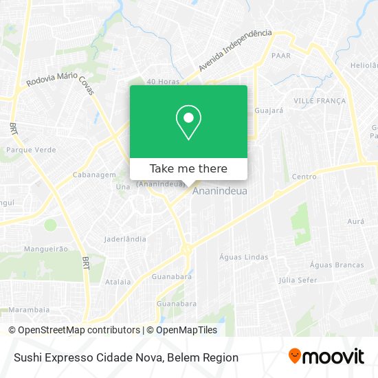 Sushi Expresso Cidade Nova map