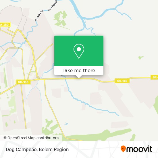 Dog Campeão map