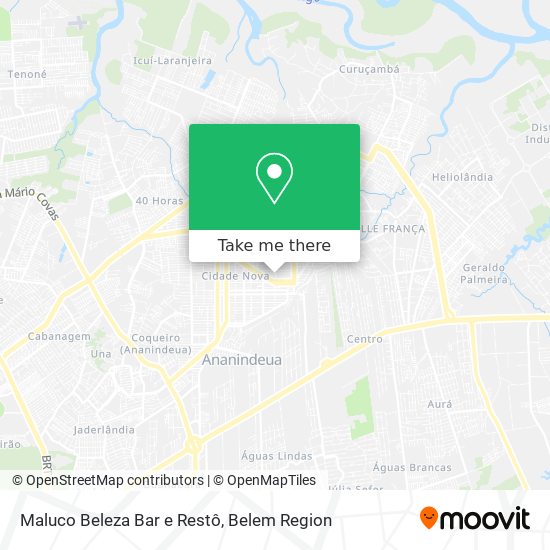 How to get to Maluco Beleza Bar e Restô in Ananindeua by Bus?
