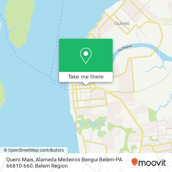 Quero Mais, Alameda Medeiros Bengui Belém-PA 66810-660 map