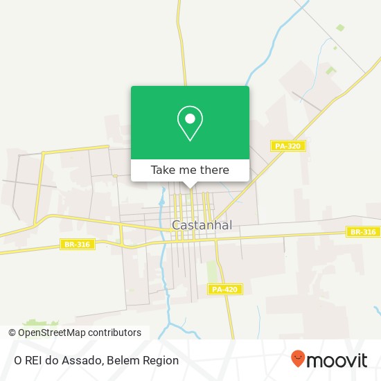 Mapa O REI do Assado, Rua Maximino Porpino da Silva Castanhal Castanhal-PA 68742-758