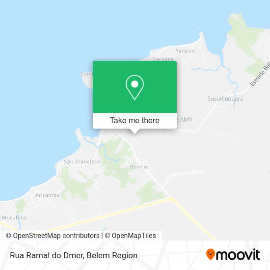 Rua Ramal do Dmer map