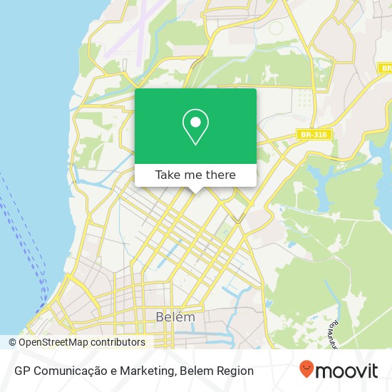 Mapa GP Comunicação e Marketing