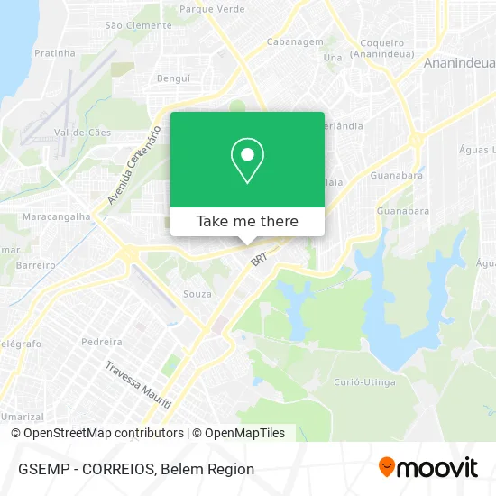 GSEMP - CORREIOS map
