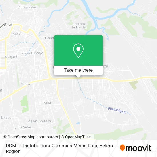 DCML - Distribuidora Cummins Minas Ltda map