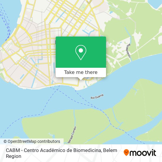 Mapa CABM - Centro Acadêmico de Biomedicina