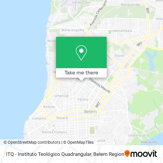 ITQ - Instituto Teológico Quadrangular map