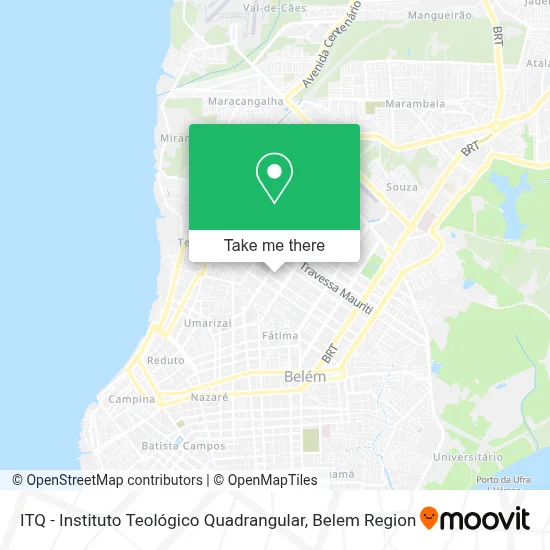 ITQ - Instituto Teológico Quadrangular map