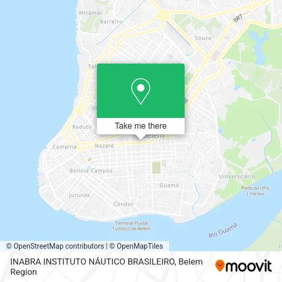 INABRA  INSTITUTO NÁUTICO BRASILEIRO map