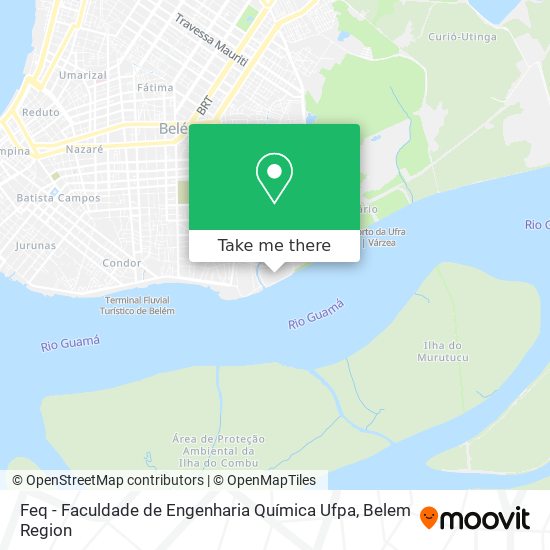 Feq - Faculdade de Engenharia Química Ufpa map