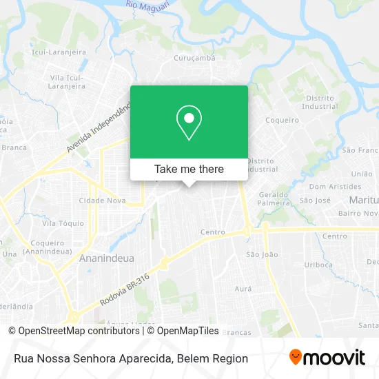 Rua Nossa Senhora Aparecida map