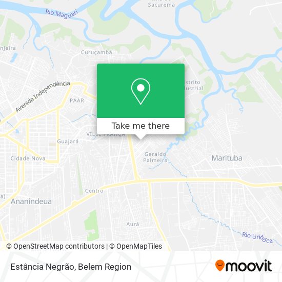 Estância Negrão map