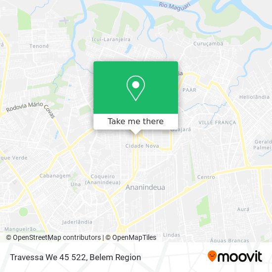 Travessa We 45 522 map