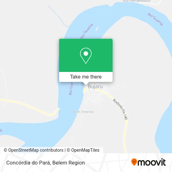 Concórdia do Pará map