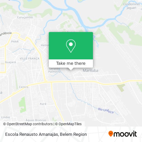 Mapa Escola Renausto Amanajàs