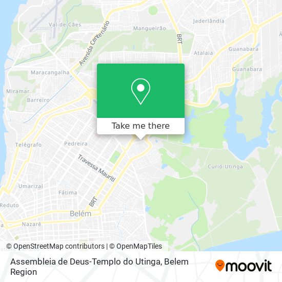 Assembleia de Deus-Templo do Utinga map
