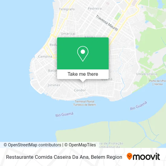 Restaurante Comida Caseira Da Ana map