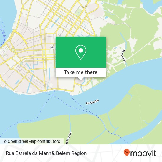 Mapa Rua Estrela da Manhã