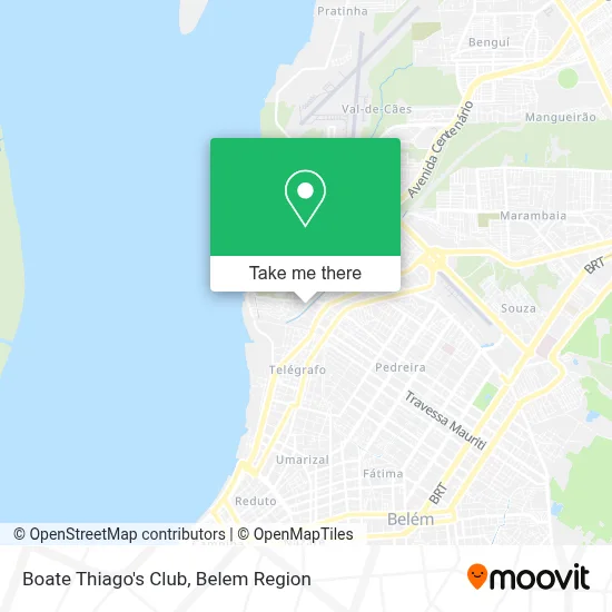 Boate Thiago's Club map
