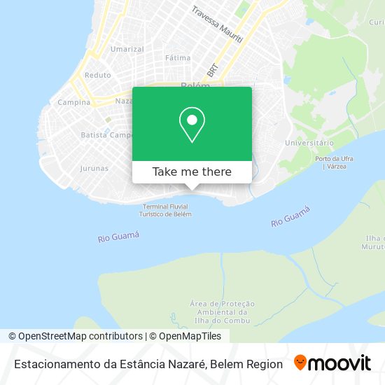 Estacionamento da Estância Nazaré map