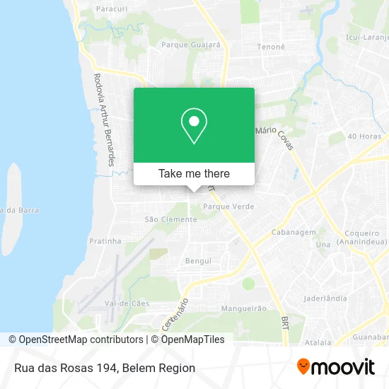 Rua das Rosas 194 map