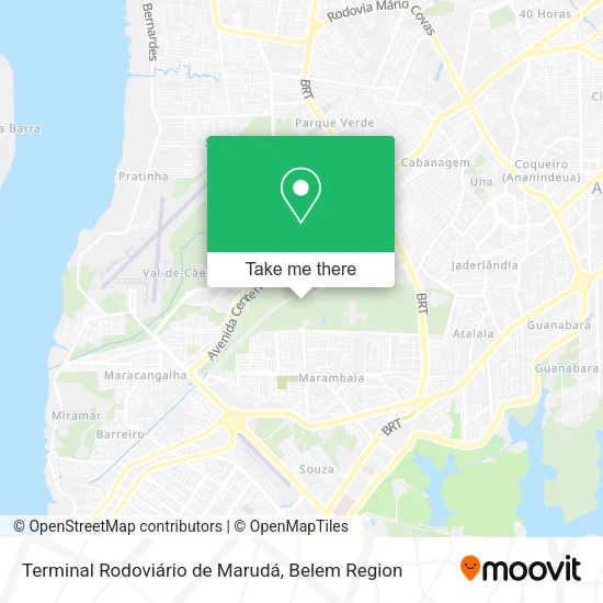 Terminal Rodoviário de Marudá map