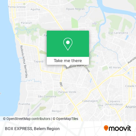 BOX EXPRESS map