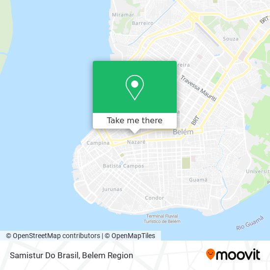 Mapa Samistur Do Brasil