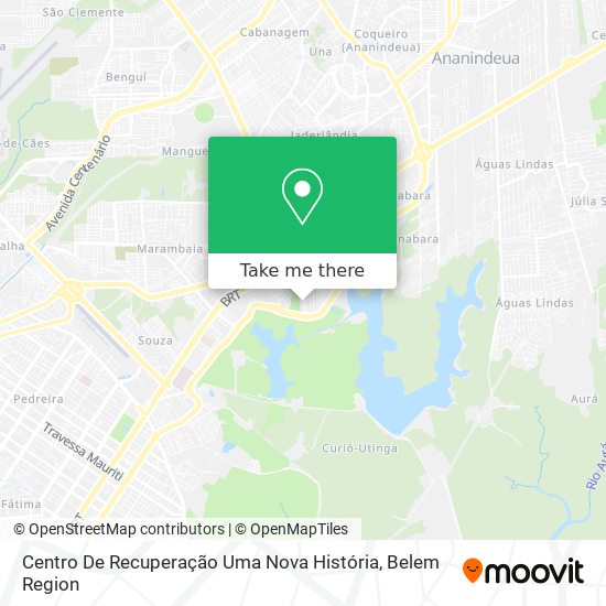 Centro De Recuperação Uma Nova História map