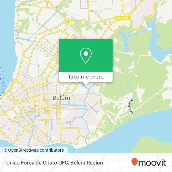 Mapa União Força de Cristo UFC