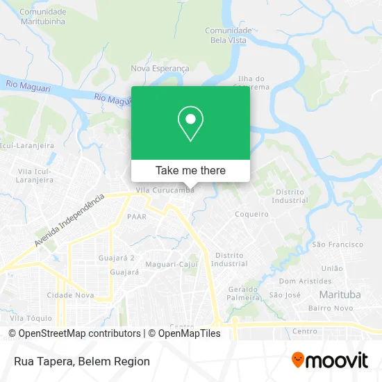Rua Tapera map