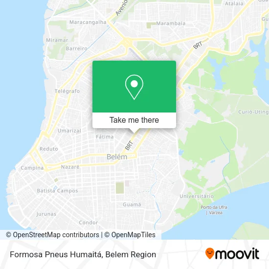 Formosa Pneus Humaitá map
