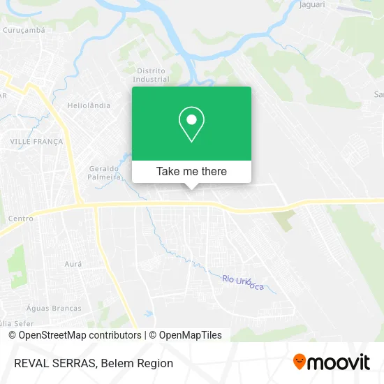 REVAL SERRAS map