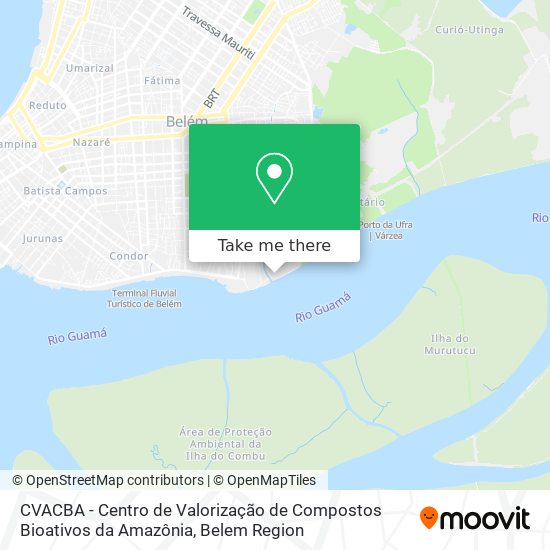 CVACBA - Centro de Valorização de Compostos Bioativos da Amazônia map