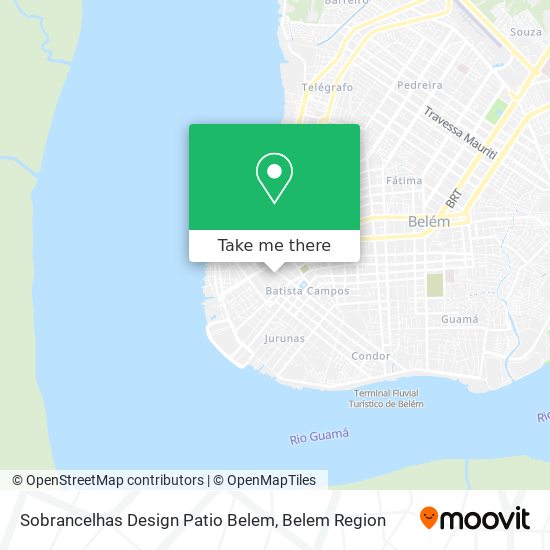 Sobrancelhas Design Patio Belem map