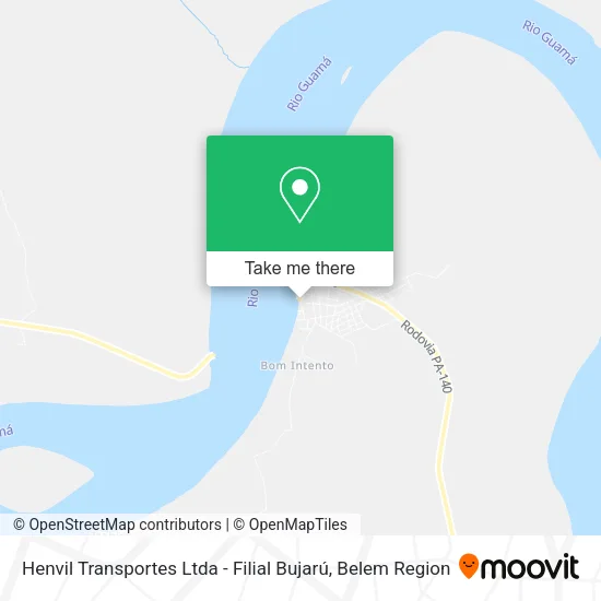 Henvil Transportes Ltda - Filial Bujarú map