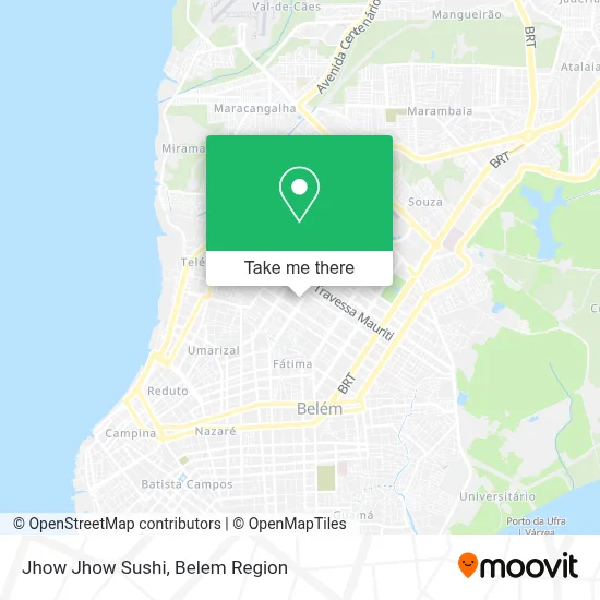Jhow Jhow Sushi map