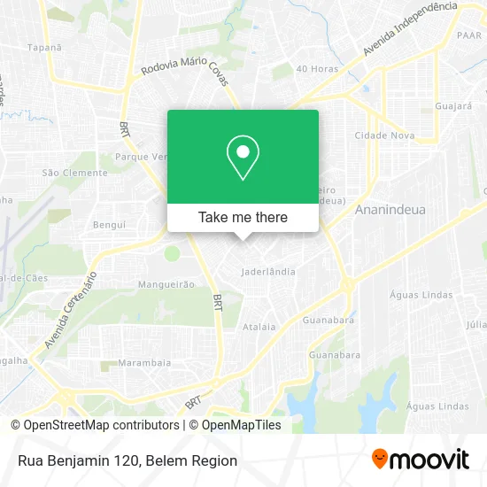 Rua Benjamin 120 map