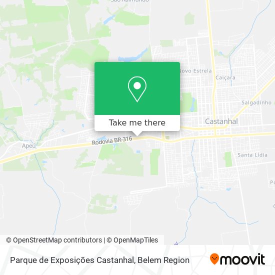 Parque de Exposições Castanhal map