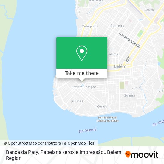 Banca da Paty. Papelaria,xerox e impressão. map