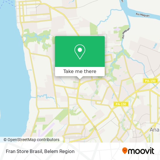 Mapa Fran Store Brasil