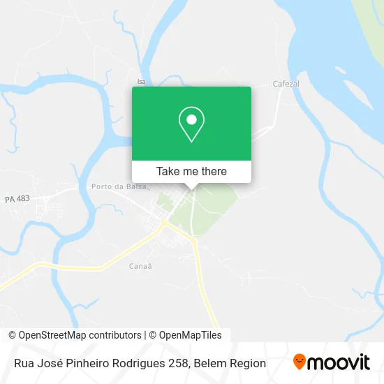 Rua José Pinheiro Rodrigues 258 map