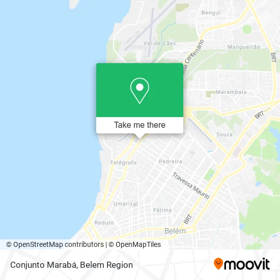 Conjunto Marabá map