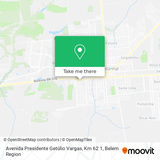 Avenida Presidente Getúlio Vargas, Km 62 1 map