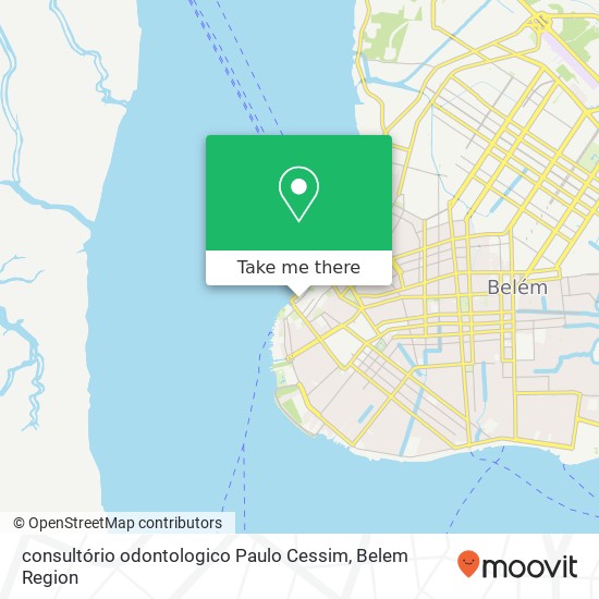 consultório odontologico Paulo Cessim map