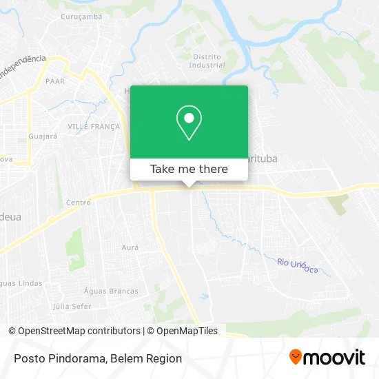 Posto Pindorama map
