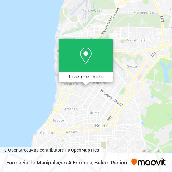 Mapa Farmácia de Manipulação A Formula