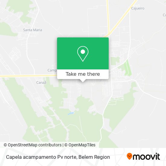 Capela acampamento Pv norte map