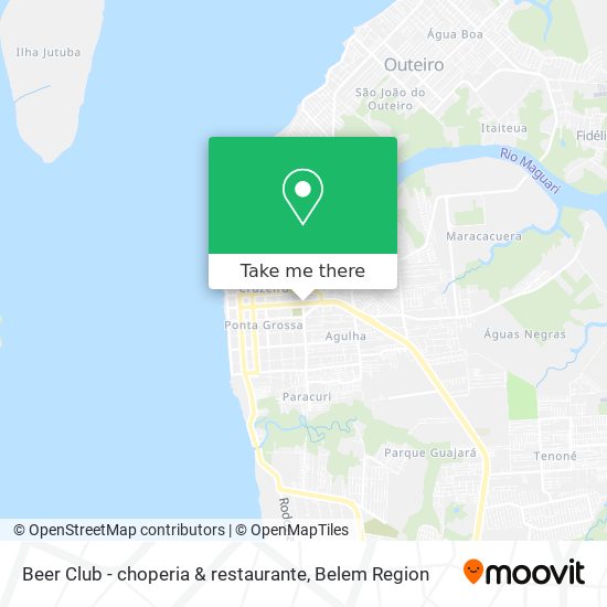 Mapa Beer Club - choperia & restaurante